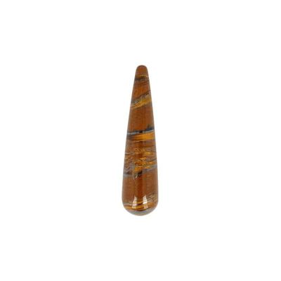 Massage Griffel Tijgeroog - ca. 7.5 cm