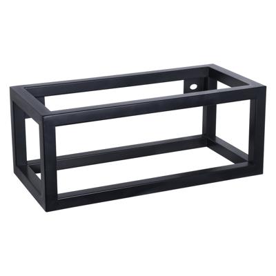 Differnz handdoekhouder voor fontein | mat zwart | 38.5 x 18.5 x 15.5 cm