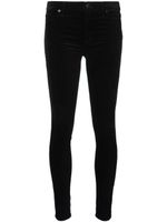 7 For All Mankind pantalon skinny à effet velours - Noir