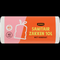 Jumbo Sanitairzakken met Handvat 10 L 40 Stuks Jumbo Sanitairzakken met Handvat 10 L 40 Stuks