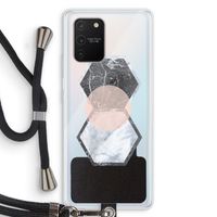 Creatieve toets: Samsung Galaxy S10 Lite Transparant Hoesje met koord