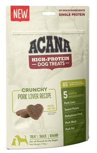 Acana 84200801 lekkernij voor honden & katten Hond Snacks Lever, Varkensvlees 100 g