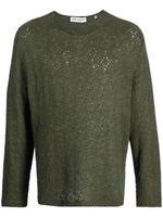 OUR LEGACY pull en maille pointelle - Vert