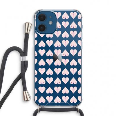 Ass 'n Titties: iPhone 12 mini Transparant Hoesje met koord
