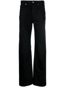 Alexander Wang jean droit Ez à taille mi-haute - Noir