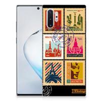 Samsung Galaxy Note 10 Plus | Silliconen Back Cover | Postzegels