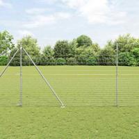 Weidehekwerk Zilver 25 x 1.6 m Gegalvaniseerd staal