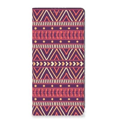 OPPO A54 5G | A74 5G | A93 5G | Hoesje met Magneet | Aztec Paars