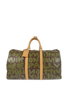 Louis Vuitton Pre-Owned x Stephen Sprouse sac de voyage Keepall 50 (2001) - Marron