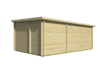 Blokhut - Tuinhuis Meg | 44 mm | Red Class Wood geïmpregneerd