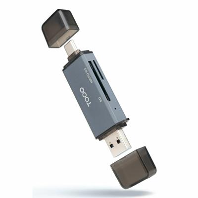 Kaartlezer TooQ TQR-3001G Zwart Grijs