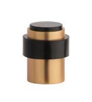 Aprile deurstopper vloer én wand Ø35×43 mm mat goud