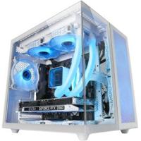 Mars Gaming MC-NOVAMW Mini Tower Tempered Glass Wit - thumbnail