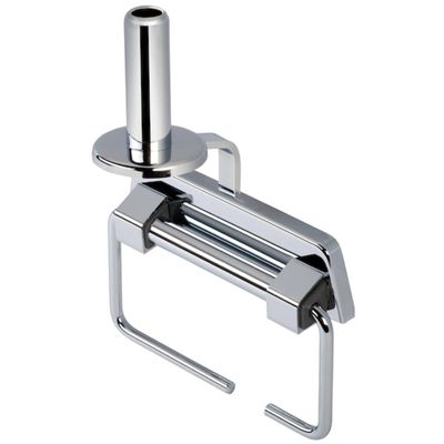 Geesa Standard Toiletrolhouder zonder klep met veer en Reserverolhouder Chroom 915146a