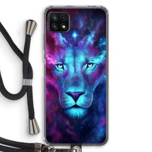 Firstborn: Samsung Galaxy A22 5G Transparant Hoesje met koord