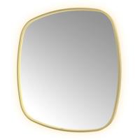 Hotbath &More Mirrors Contour LED Badkamerspiegel - Figuur - 100 x 100 cm - Geborsteld Messing Pvd