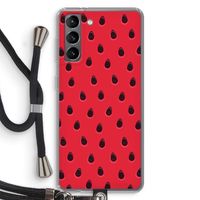 Watermelon: Samsung Galaxy S21 Transparant Hoesje met koord