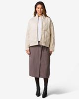 HEMA Damesjas Jina gewatteerd gebroken wit (gebroken wit)