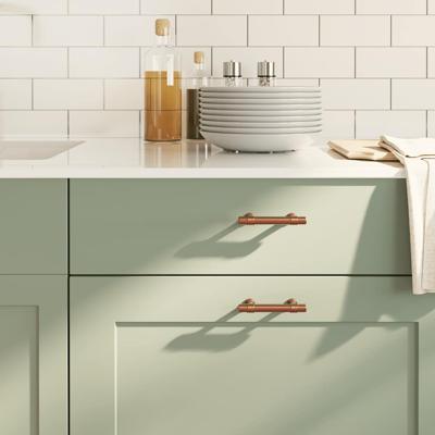 VidaXL Handvatten 10 st 64 mm roestvrij staal bronskleurig