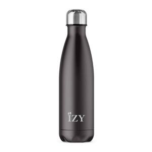 IZY - Thermosfles 0.5L, RVS, Mat Zwart - IZY Original Collection