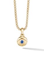 David Yurman pendentif Evil Eye en or 18ct serti de saphirs (14,5 mm)