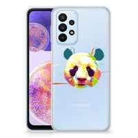 Samsung Galaxy A23 Telefoonhoesje met Naam Panda Color - thumbnail