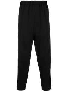 Jil Sander pantalon fuselé à coupe ample - Noir