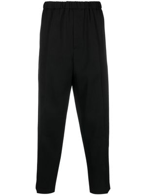 Jil Sander pantalon fuselé à coupe ample - Noir