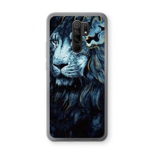 Darkness Lion: Xiaomi Redmi 9 Transparant Hoesje