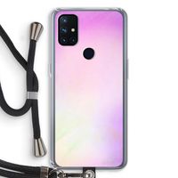 Flow mist pastel: OnePlus Nord N10 5G Transparant Hoesje met koord