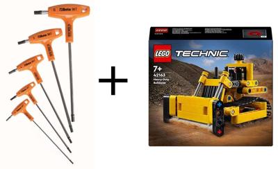 5-delige Beta Tools set inbussleutels met krachtgreep, inclusief gratis Lego 5-delige Beta Tools set inbussleutels met krachtgreep, inclusief gratis Lego