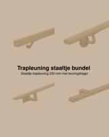 Set staaltjes trapleuningen goud Set staaltjes trapleuningen goud