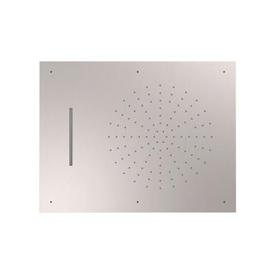 Hoofddouche Tres Exclusive | 50x65 cm | Met waterval | Rechthoek | RVS look