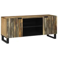 TV-kast Bruin 105 x 33 x 46 cm massief mangohout