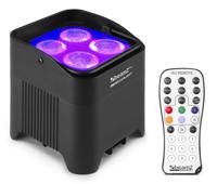 BeamZ BBP54 accu Uplighter met 4x 12W LED&apos;s - Waterdicht (IP65) - thumbnail