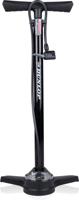 Dunlop fietspomp met drukmeter dubbel ventiel hollands ventiel/frans ventiel/autoventiel