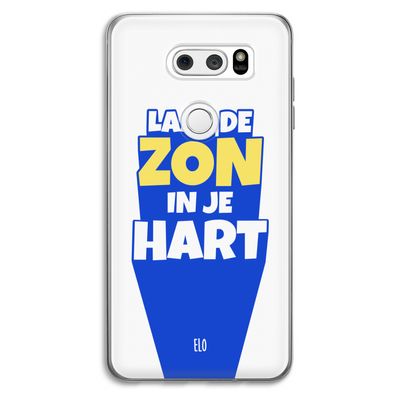 Laat de zon in je hart: LG V30 Transparant Hoesje