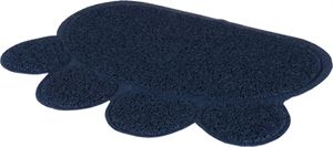 TRIXIE SCHOONLOOPMAT VOOR KATTENBAKKEN POOT PVC DONKERBLAUW 60X45 CM 2 ST