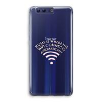 Home Is Where The Wifi Is: Honor 9 Transparant Hoesje