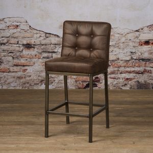 Tower Living Barkruk 'Vasco' (zithoogte 67cm), kleur Bruin