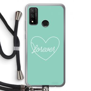 Forever heart pastel: Huawei P Smart (2020) Transparant Hoesje met koord