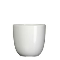 Bloempot Pot rond es/19 tusca 20 x 22.5 cm wit Mica - Mica decorations