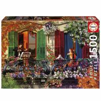 Puzzel - EDUCA - Serenade - 1500 stukjes - 85 x 60 cm - Voor volwassenen - Thema Schilderijen