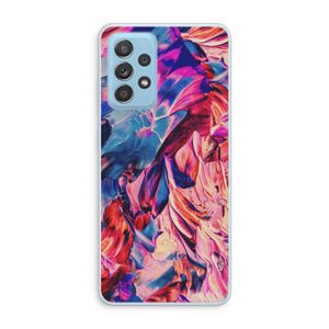 Pink Orchard: Samsung Galaxy A73 Transparant Hoesje