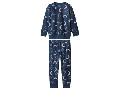 lupilu Fleece kinder pyjama (Marineblauw, 110/116)
