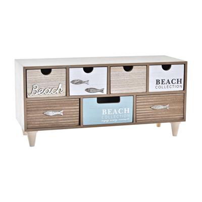 Doos-Juwelenkistje DKD Home Decor 40 x 16 x 19 cm Hout Bruin Turkoois