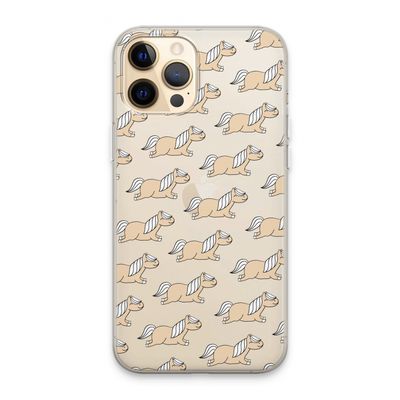 Ponys: iPhone 13 Pro Max Transparant Hoesje