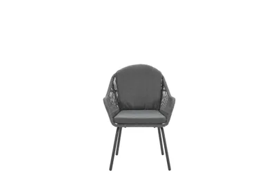 Triton dining stoel zwart/grijs