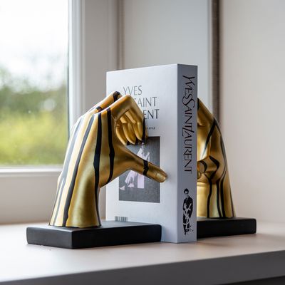 Richmond Boekenstandaard 'Love' kleur Goud/Zwart