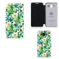 Samsung Galaxy Grand Prime Hoesje Orchidee Groen - thumbnail